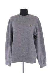Sweatshirt Lacoste Gris en Coton, taille M - Seconde Main