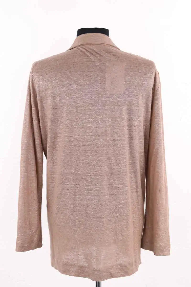 Cardigan Notshy Beige en Lin