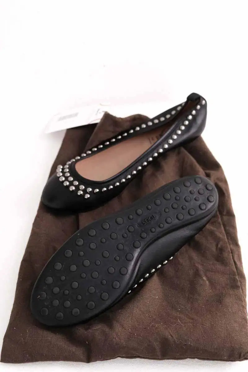 Ballerines Tod's Noir en Cuir