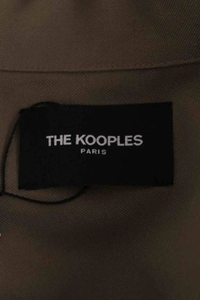 Chemise The Kooples Kaki en Viscose