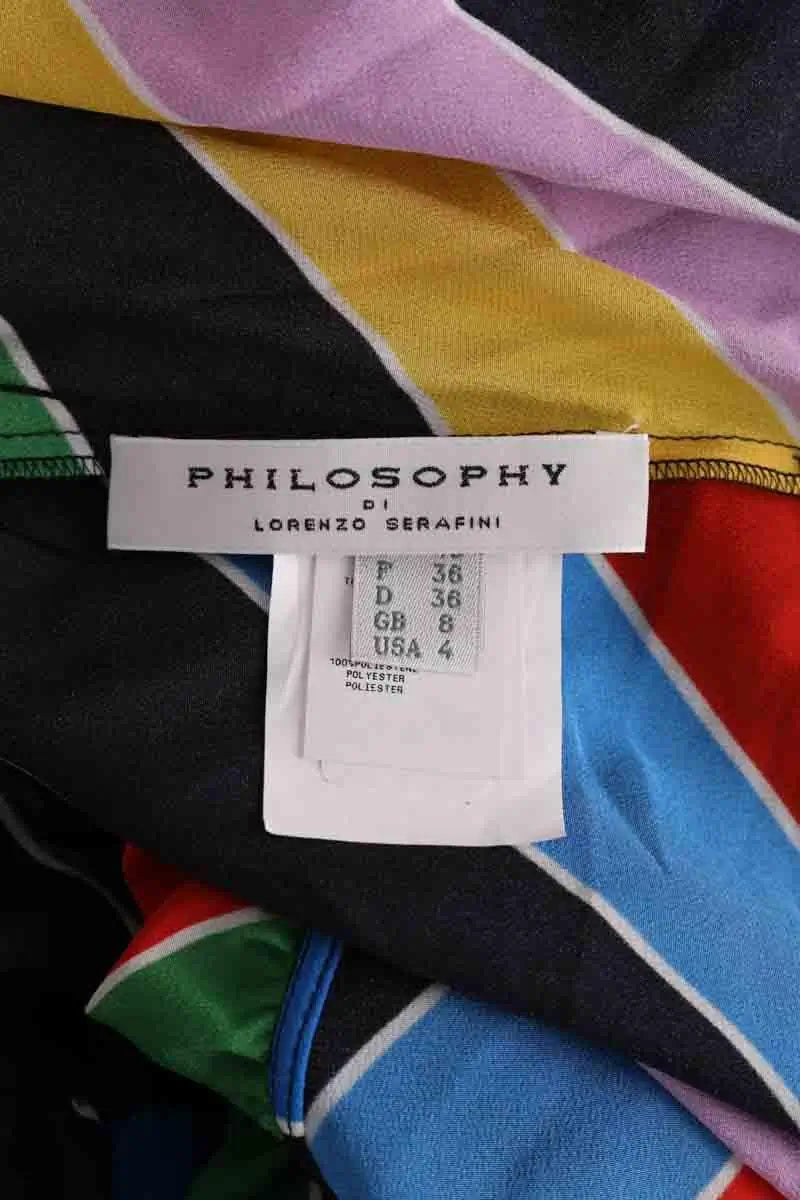 Robe Philosophy Di Lorenzo Serafini Multicolore en Synthétique