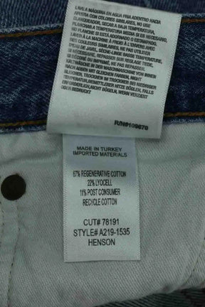 Jean large Agolde Bleu en Coton