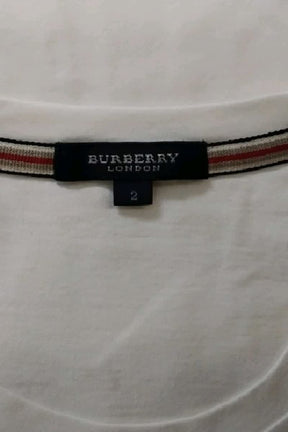 T-shirt Burberry  Blanc