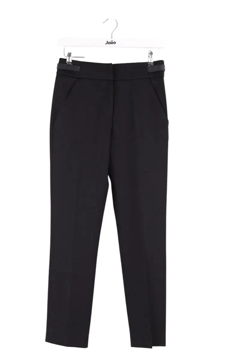 Pantalon droit The Kooples Noir en Laine, taille XS - Seconde Main