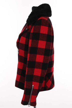Veste Sandro Rouge en Laine