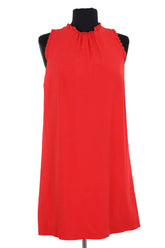 Robe Sézane Rouge en Synthétique, taille XS - Seconde Main