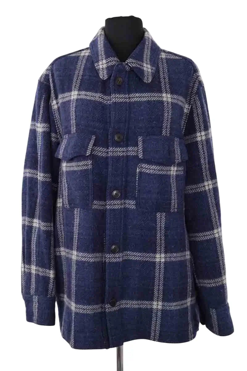 Veste Isabel Marant Bleu en Laine, taille L - Seconde Main