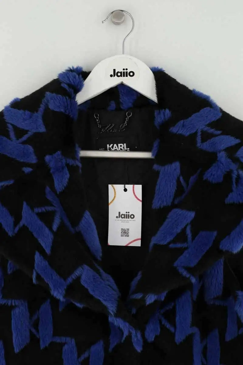 Veste Karl Lagerfeld Bleu en Synthétique