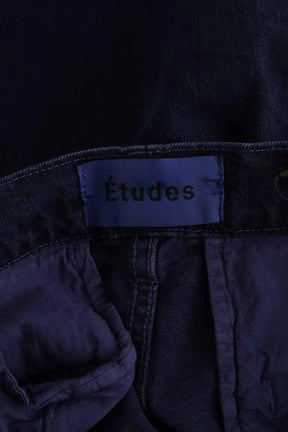 Jean droit Etudes Bleu en Coton