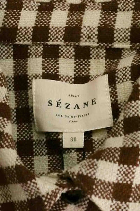 Veste Sézane Marron en Coton