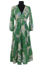 Robe Ba&Sh Vert en Coton, taille XS - Seconde Main