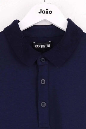 Polo Raf Simons Bleu en Viscose