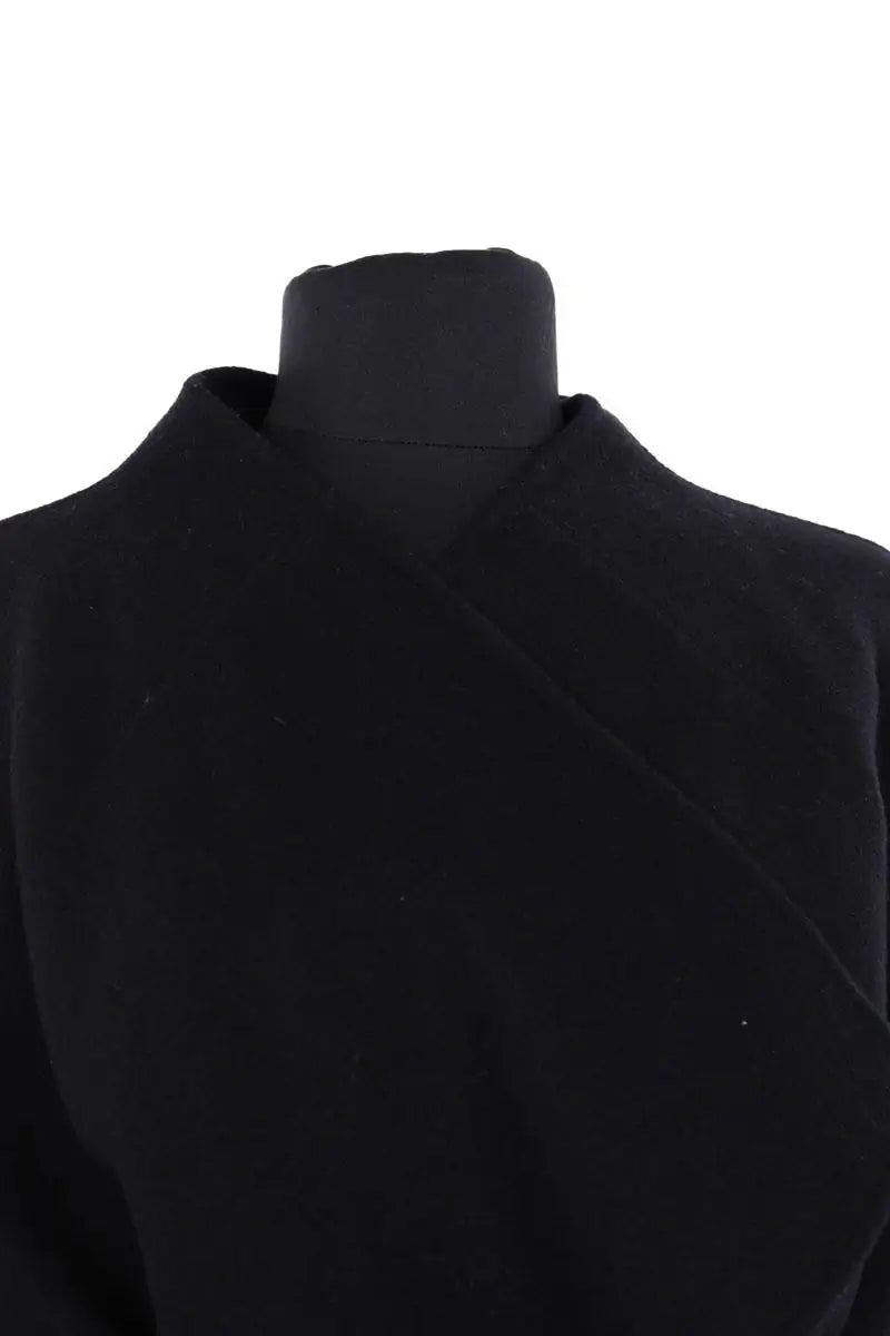 Manteau Paule Ka Noir en Laine