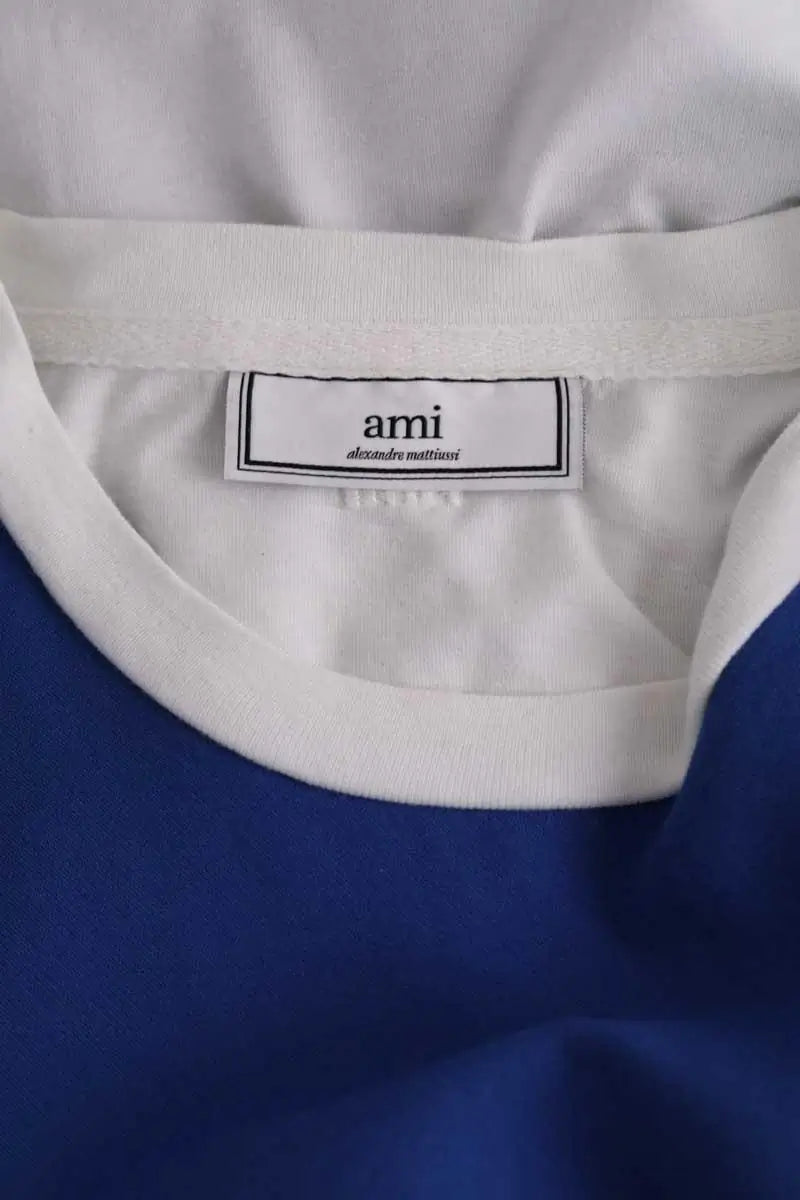 T-shirt Ami Bleu en Coton