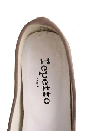 Ballerines Repetto Kaki en Cuir verni