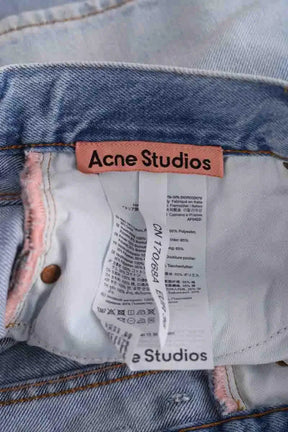 Mini jupe Acne Studios Bleu en Coton