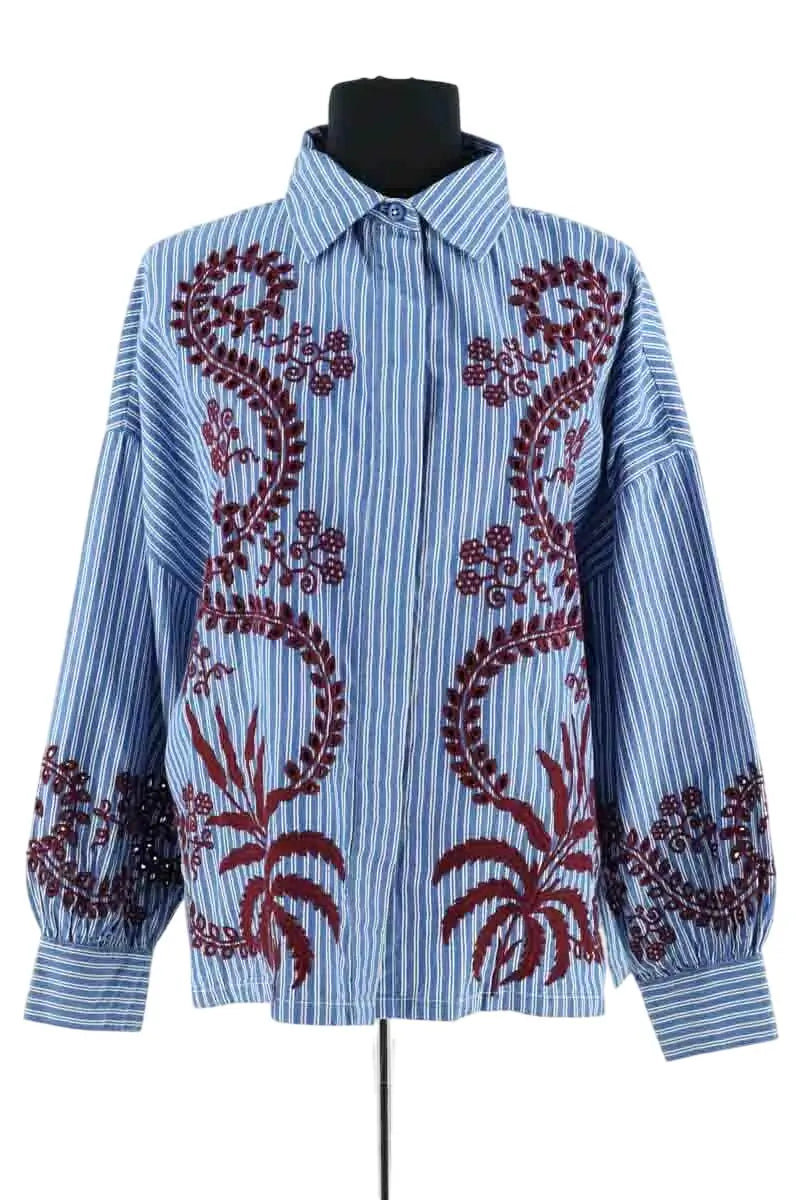Chemise Stella Forest Bleu en Coton, taille L - Seconde Main