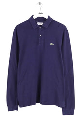 Polo Lacoste Marine en Coton, taille L - Seconde Main