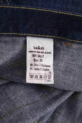 Jean droit Ba&Sh Bleu en Coton