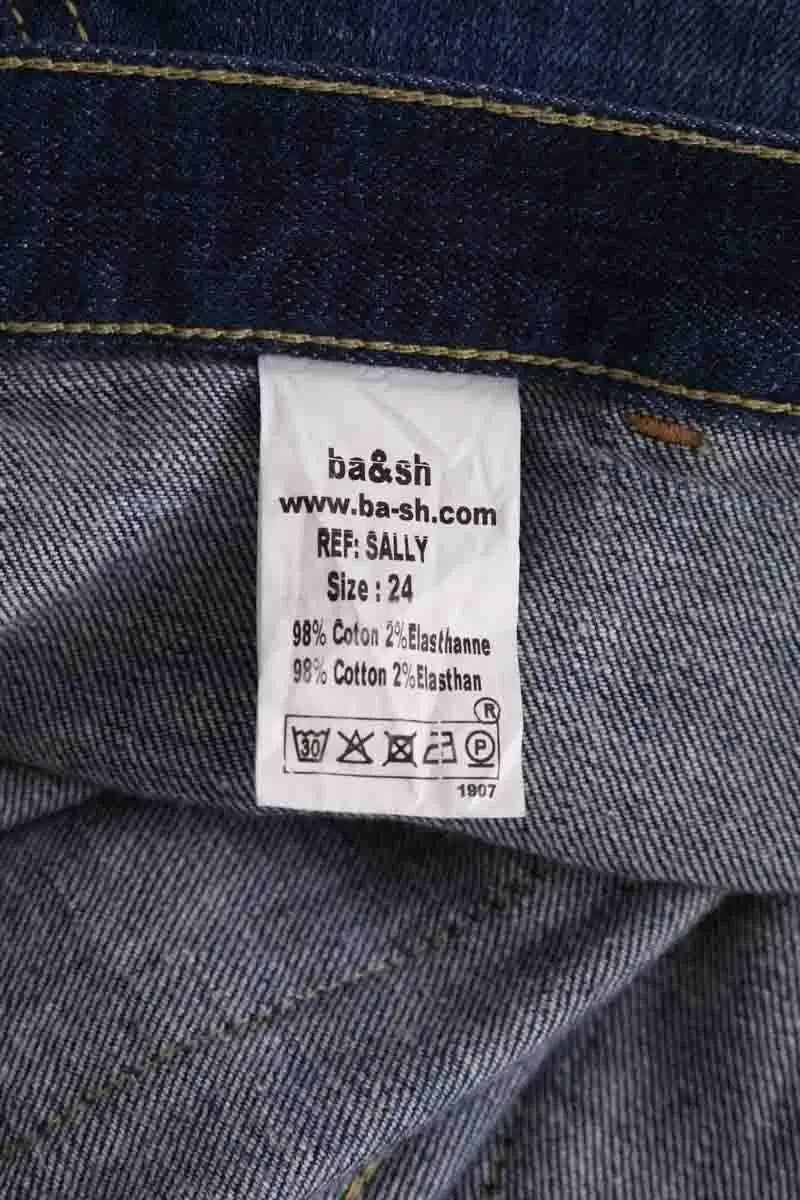 Jean droit Ba&Sh Bleu en Coton