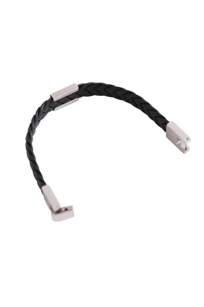 Bracelet Mauboussin Mec j'te kiff Noir en Acier