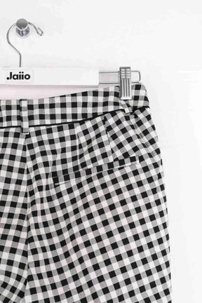 Pantalon droit Marella Noir en Coton