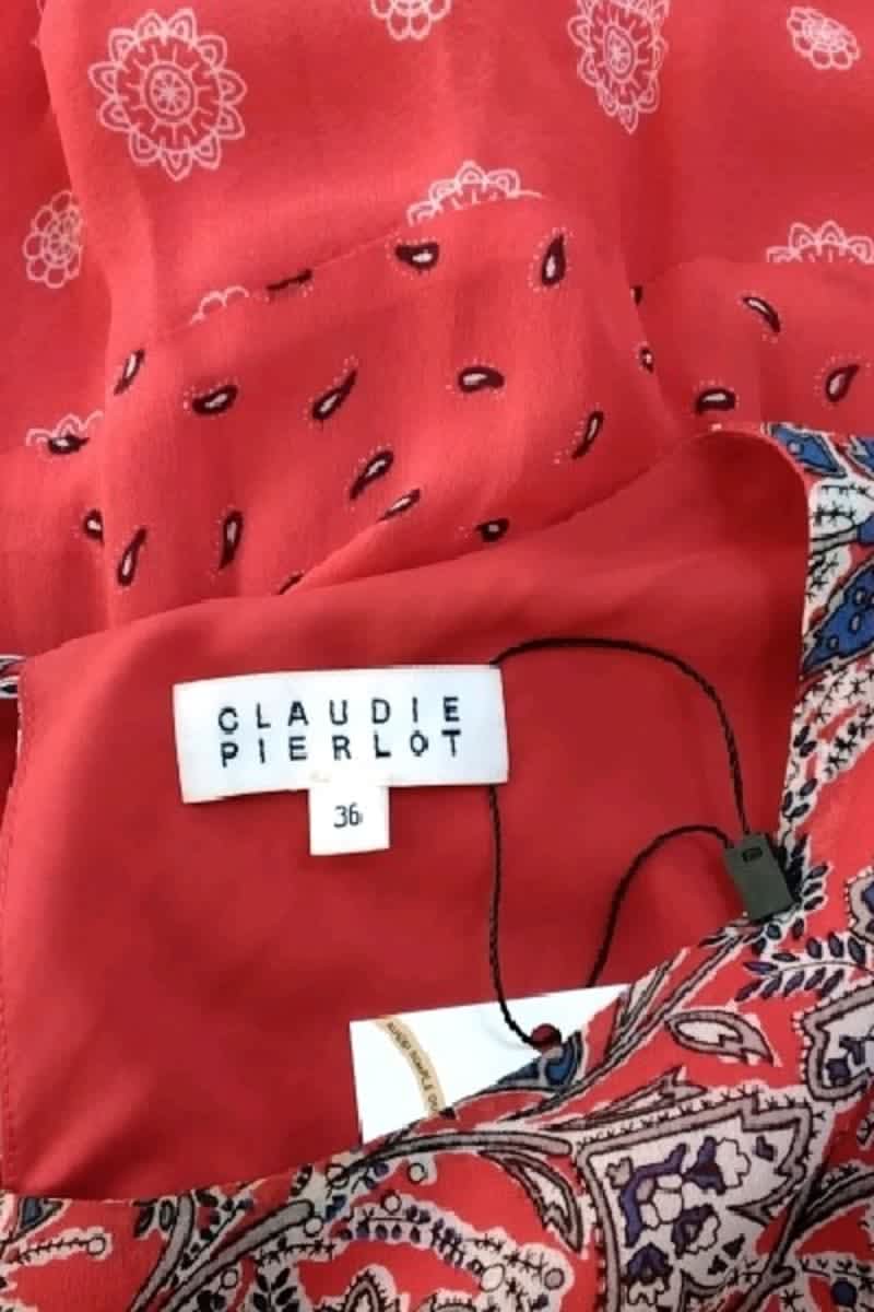 Maxi Claudie Pierlot  Rouge