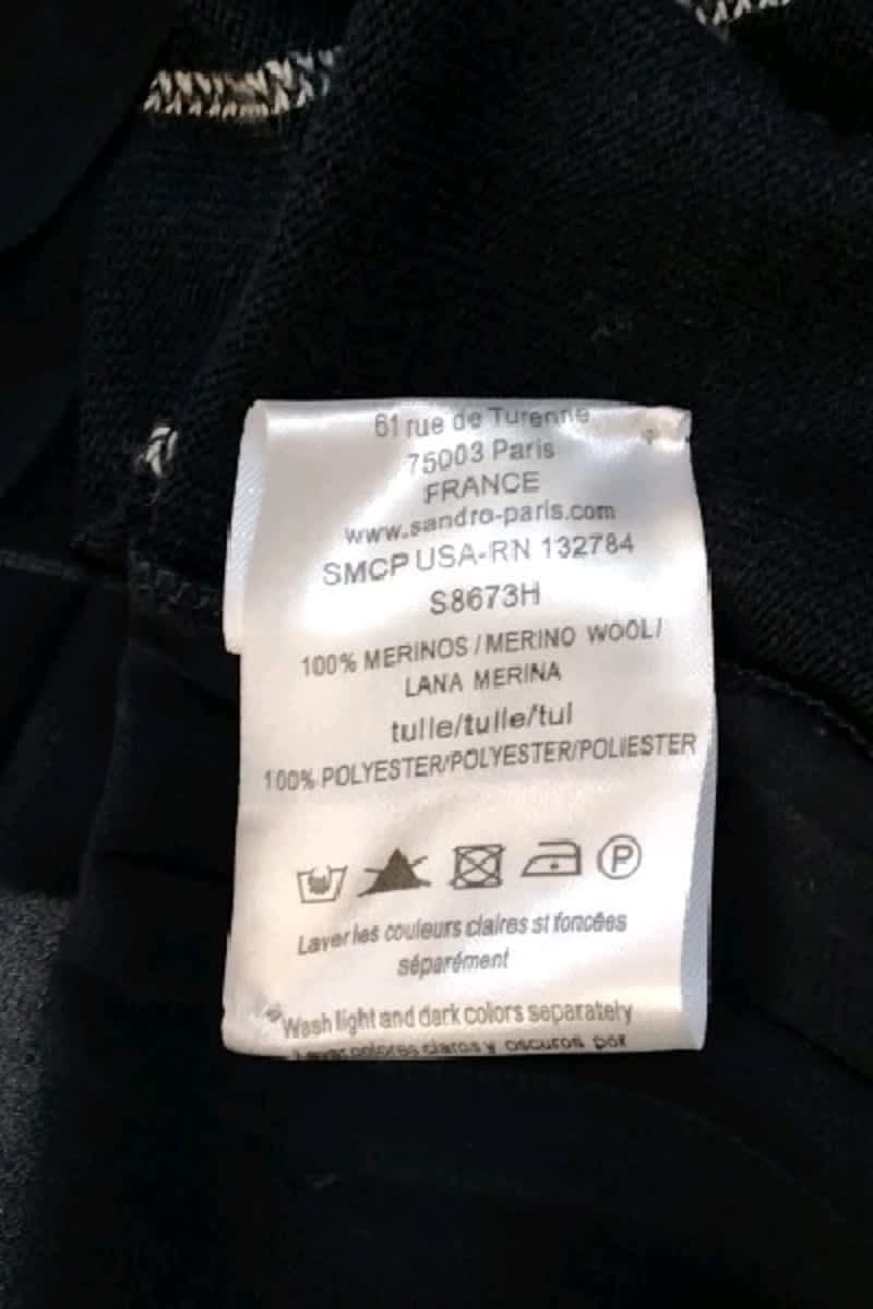T-shirts Sandro  Marine