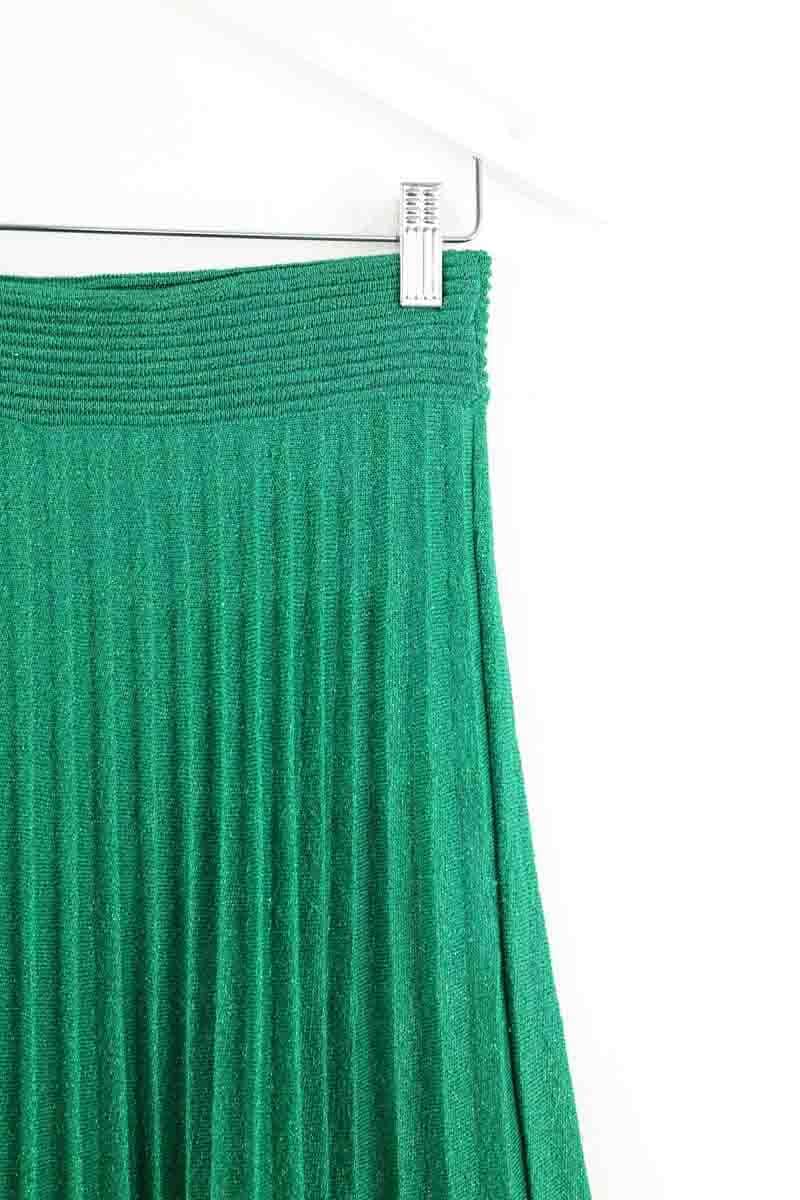 Jupe Maje Vert en Polyester