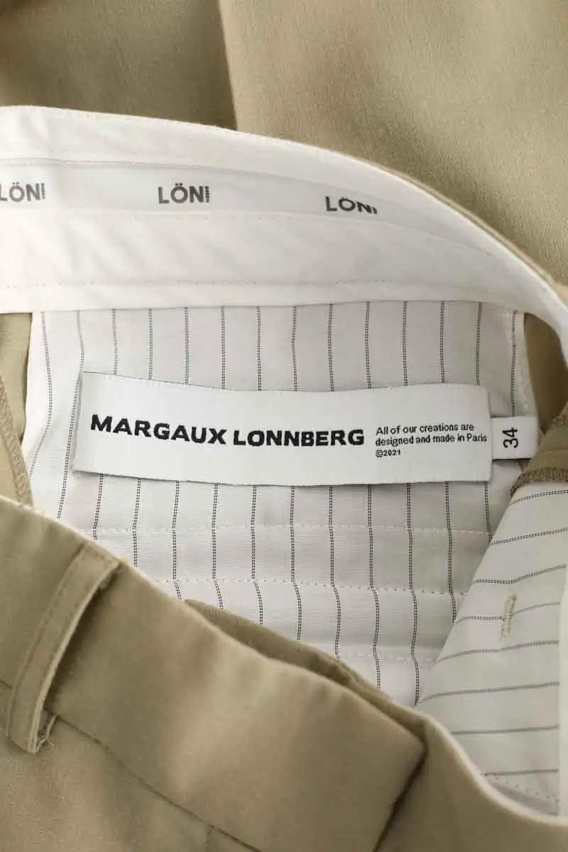 Pantalon droit Margaux Lonnberg  Kaki