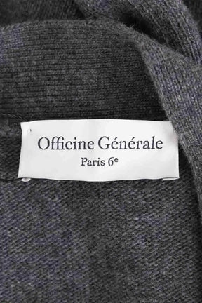 Cardigan Officine Générale Gris en Laine