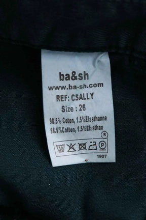 Jean droit Ba&Sh Vert en Coton