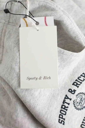 Pantalon de sport Sporty & Rich Gris en Coton