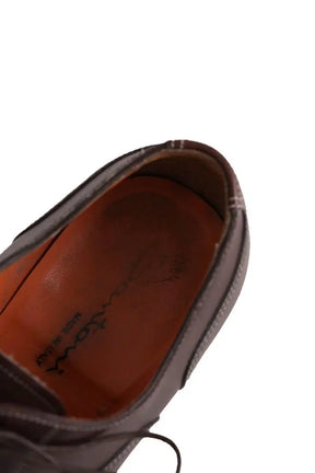 Chaussures à lacets Santoni Marron en Cuir