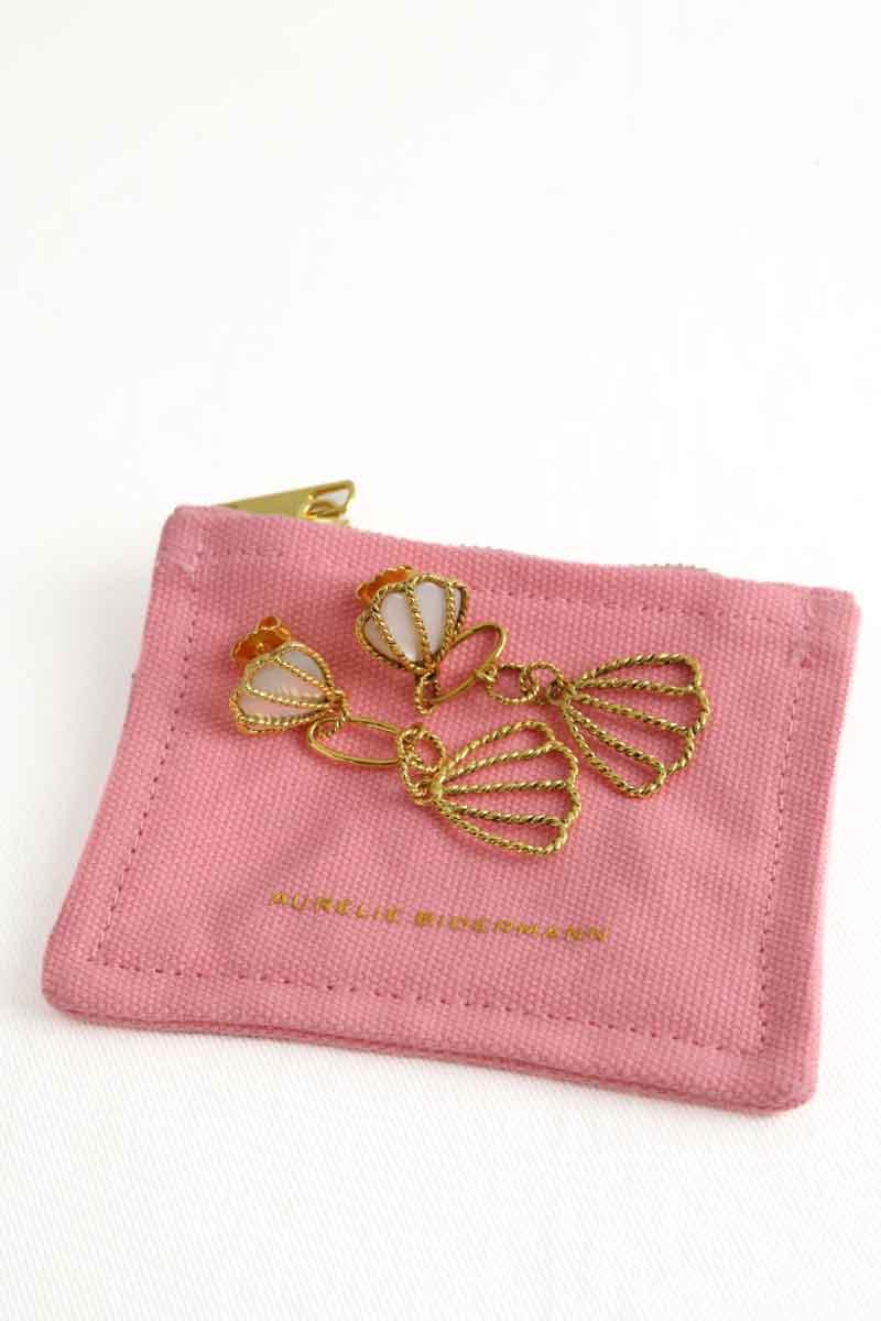 Boucles d'oreilles Aurélie Bidermann  Doré