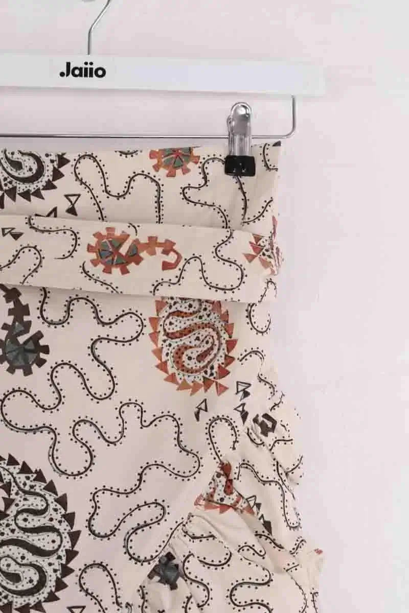 Jupe Isabel Marant Étoile Beige en Coton