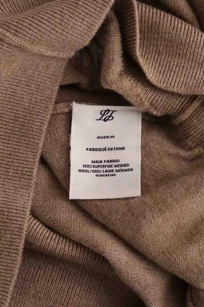 Pull Laurence Bras Beige en Laine
