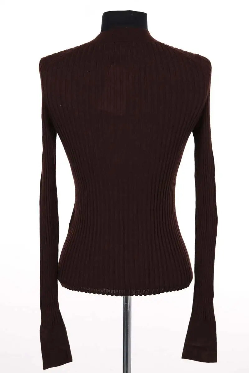 Pull Soeur Marron en Laine
