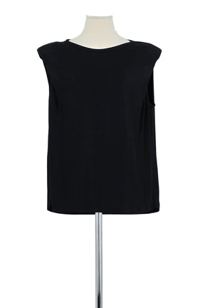 Top sans manche Majestic Filatures  Noir
