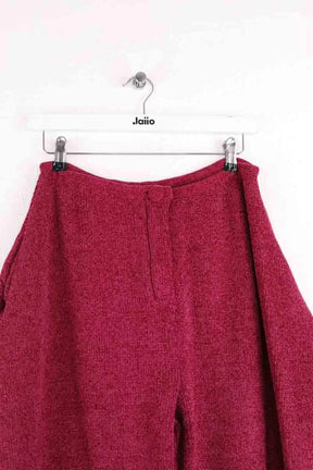Pantalon Carot Hanifa Cori Rose en Synthétique