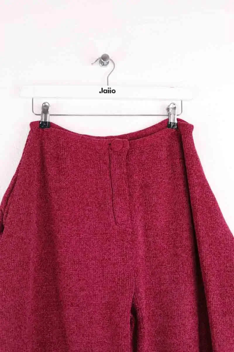 Pantalon Carot Hanifa Cori Rose en Synthétique