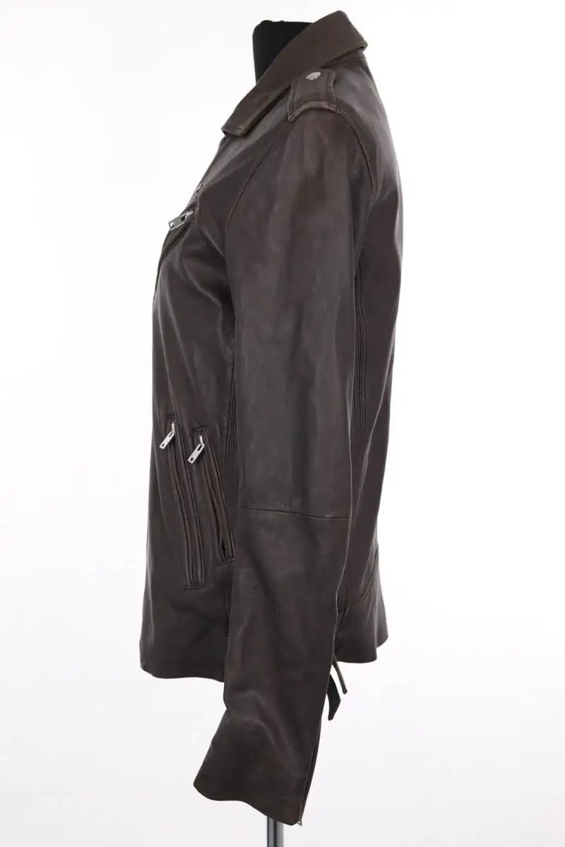 Veste Iro Marron en Cuir