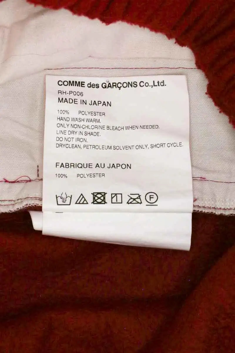 Bermuda Comme Des Garçons Rouge en Synthétique