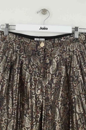 Pantalon Carot Claudie Pierlot Doré en Synthétique