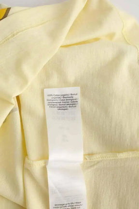 T-shirt Ganni Jaune en Coton
