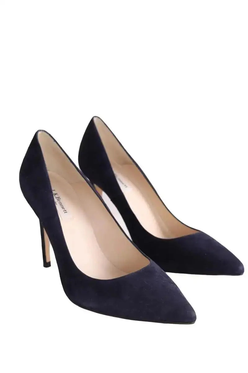 Talons LK Bennett Fern Marine en Daim