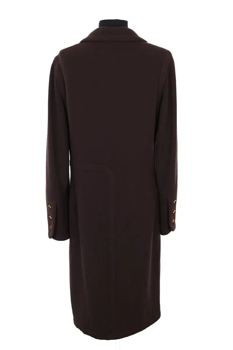 Robe Chanel Marron en Laine
