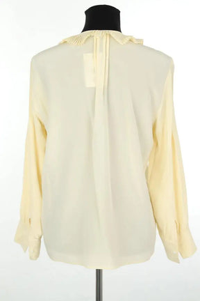 Blouse Sandro Jaune en Soie