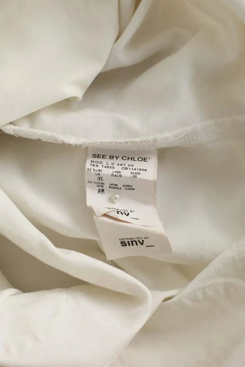 Blouse See By Chloé Ecru en Lin
