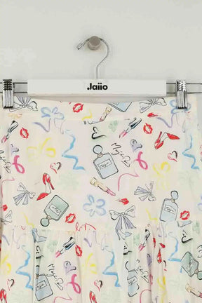 Jupe Maje Blanc en Coton